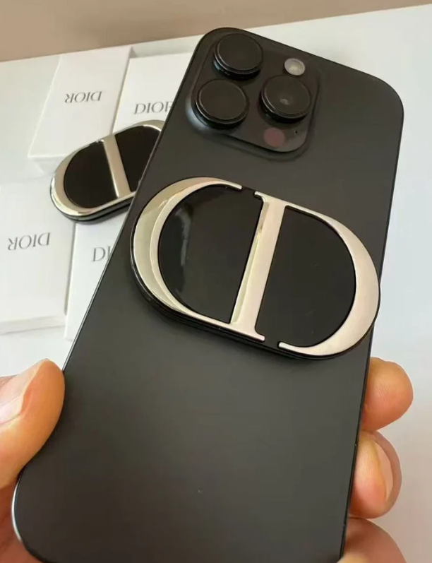 Makeup double-sided mirror phone holder