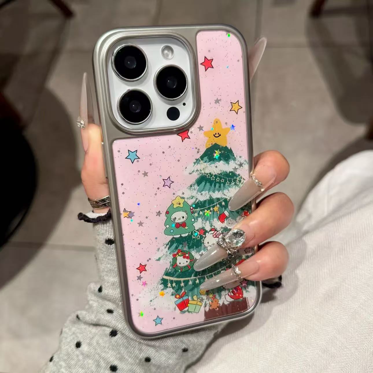 Christmas Kitty phone case