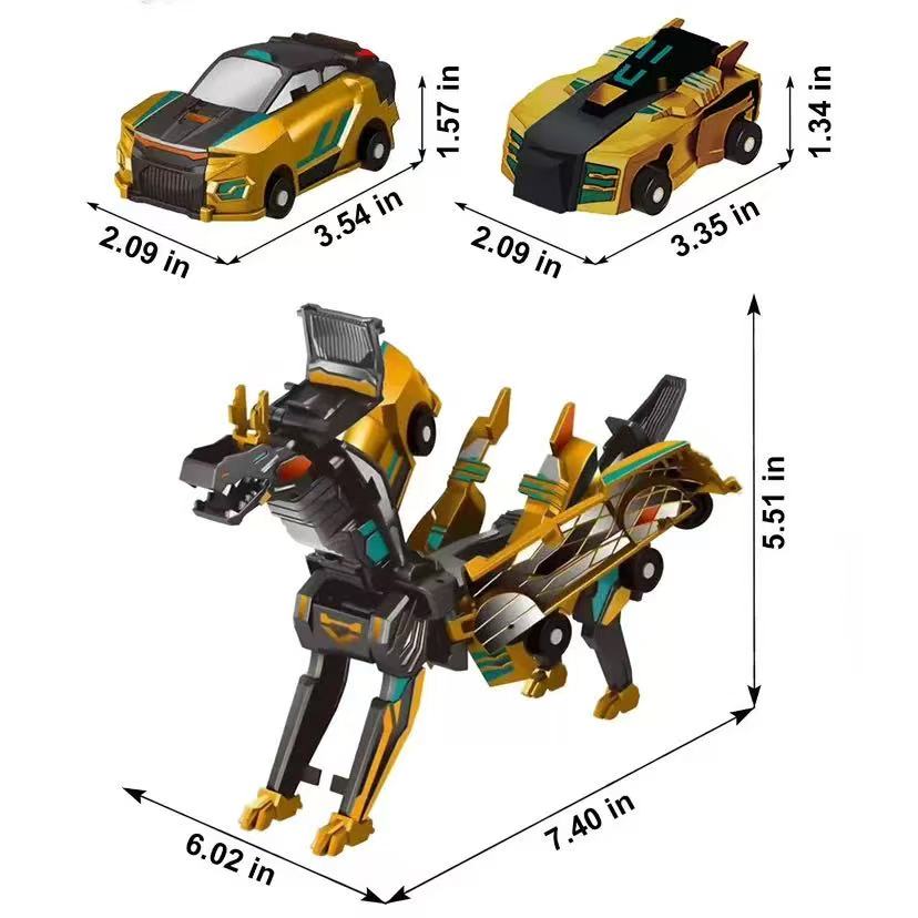 2025 New Magnetic Collision Car Dinosaur