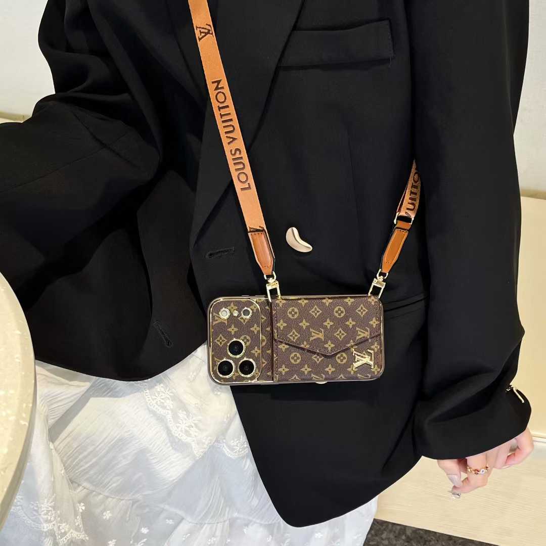 Luxury Card Holder Crossbody Phone Case