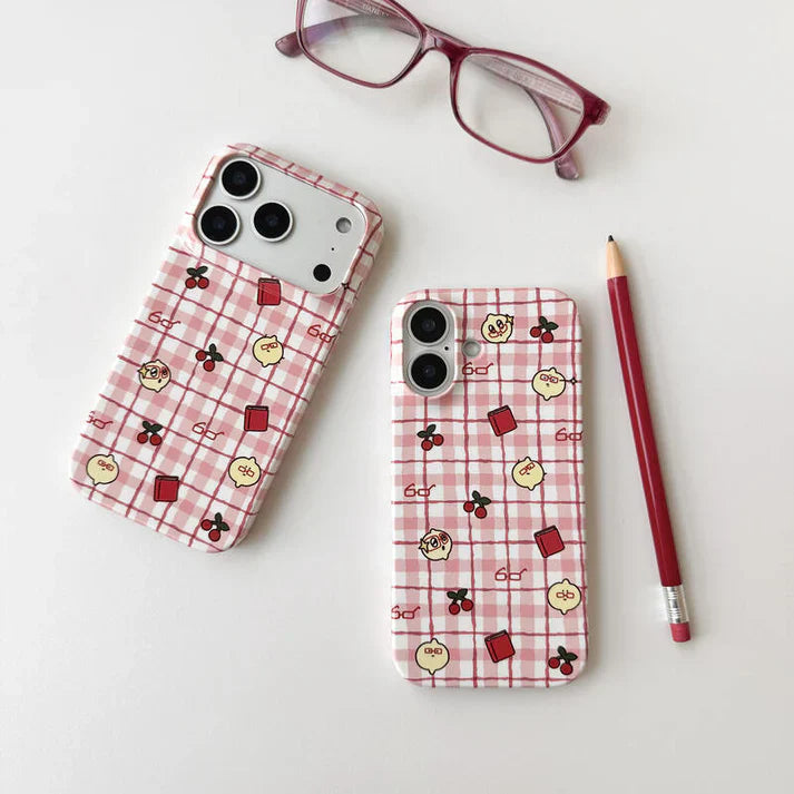 Second Morning Glasses Checked Case