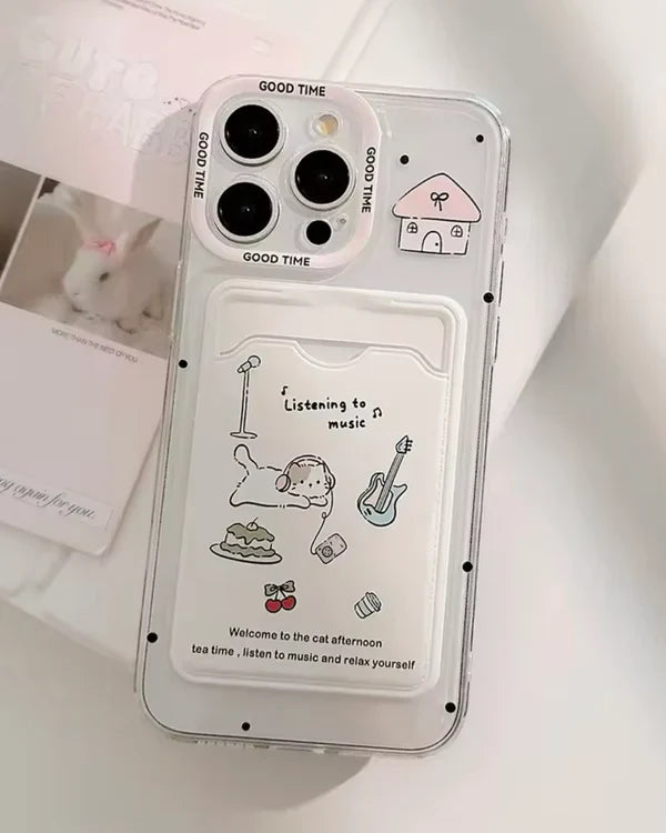 Kawaii Cat Music Cartoon